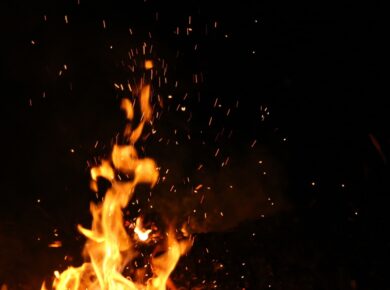 Osterfeuer im Lavanttal